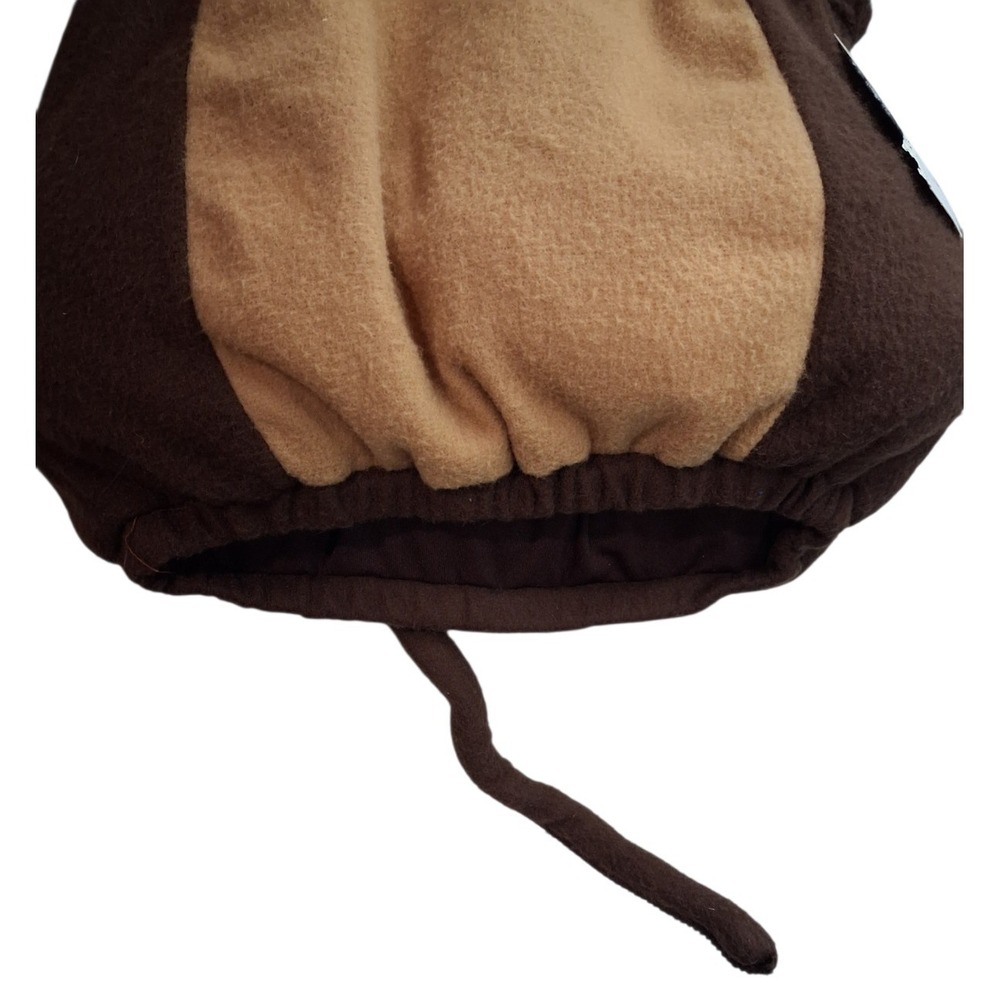 Kmart Toddler Monkey Costume 1-2 Years Brown Plush Halloween Animal Hood Tail - Picture 10 of 10